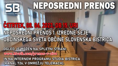 neposredni prenos IZREDNE seje OS 08-06-2023